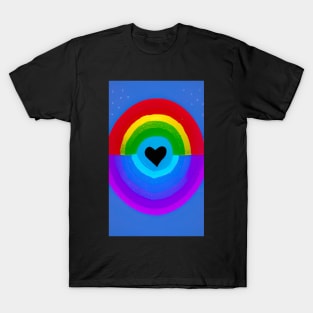 Rainbow Hearts 2 T-Shirt